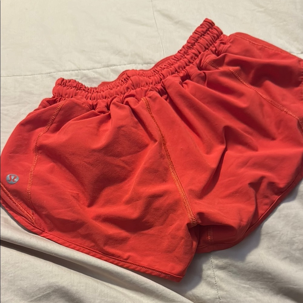 lululemon athletica Women's orange shorts
